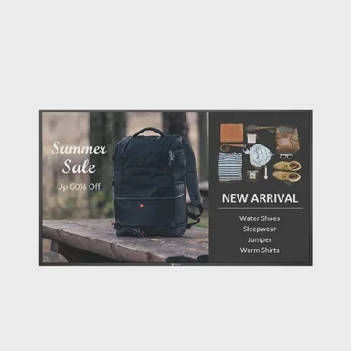 AG NEOVO Monitor 43" QM-4302, 4K UHD, HDMIx2, D-Sub, USB 2.0, zvučnik, crni